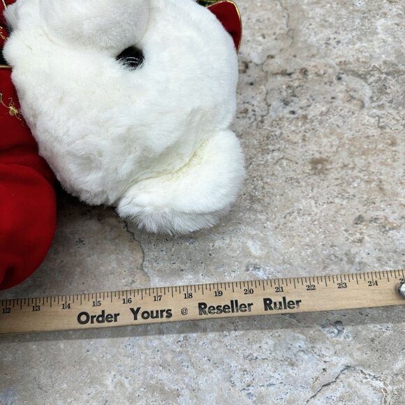 Snowflake Teddy 2001 Christmas Bears Set Boy & Girl Plush Holiday Stuffed Vintag - Picture 12 of 13
